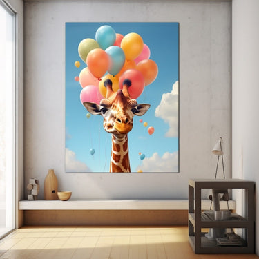 Giraffe Print on Canvas